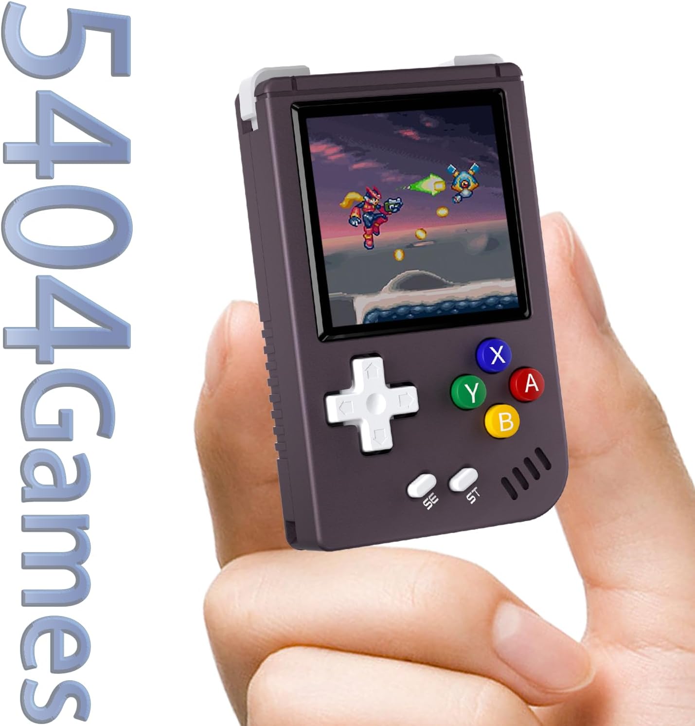 RG Nano Retro – Consola de juegos portátil, mini aleación de aluminio RG Nano con pantalla IPS de 1.54 pulgadas, rg Nano con tarjeta TF 64G