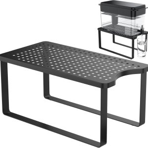 Soporte dispensador de filtro de agua 7.7 pulgadas de ancho x 14.6 pulgadas de profundidad x 6.7 pulgadas de alto, soporte de metal diseñado para Soporte dispensador de filtro de agua 7.7 pulgadas de ancho x 14.6 pulgadas de profundidad x 6.7 pulgadas de alto, soporte de metal diseñado para