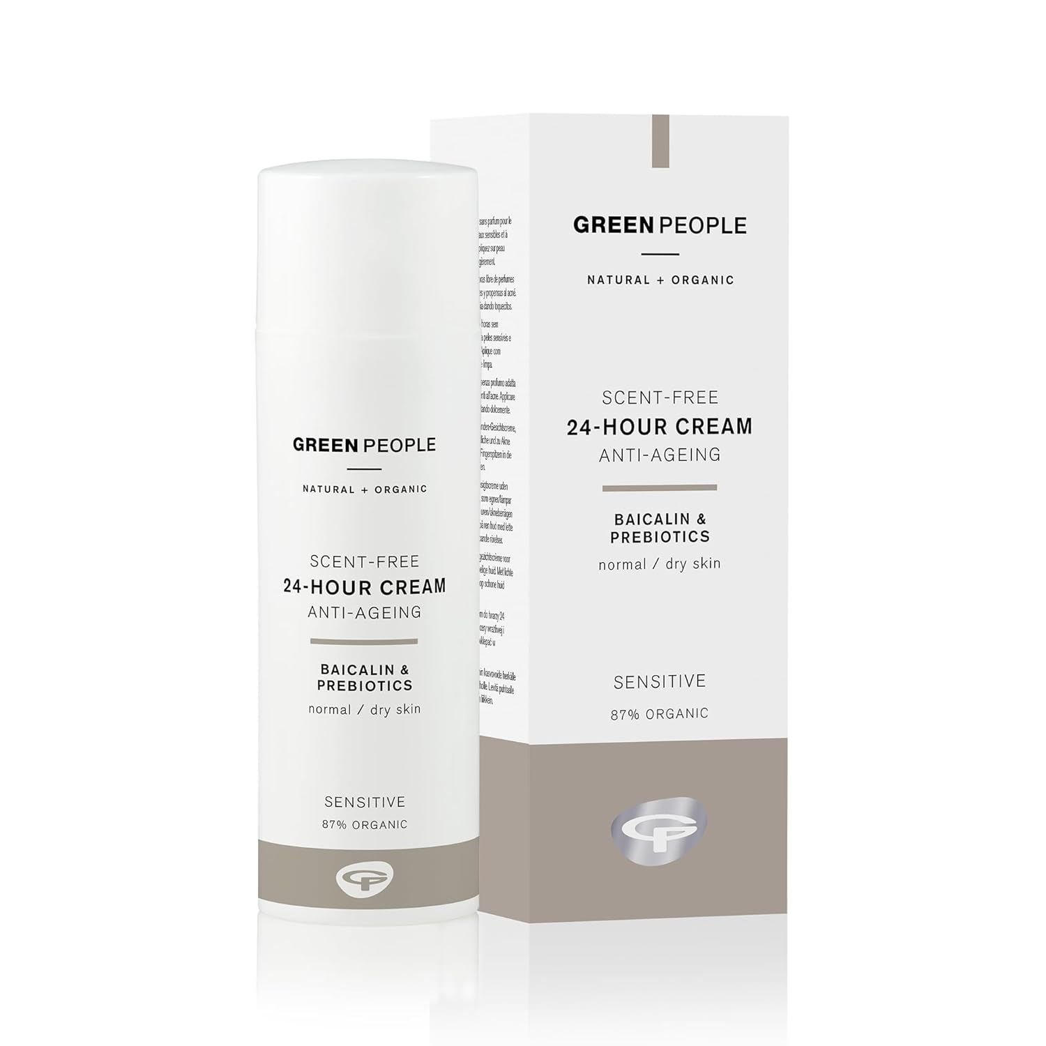 GREEN PEOPLE Crema sin olor 24 horas, 1.7 fl oz
