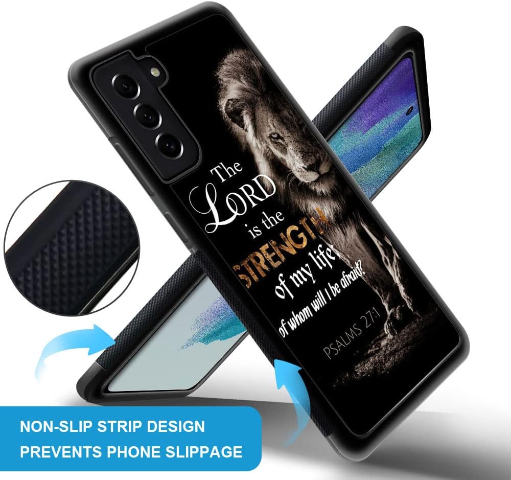 DAIZAG Funda compatible con Samsung Galaxy S22 Ultra, León de las Escrituras de la Biblia para niños y niñas, suave y delgada, a prueba de golpes,