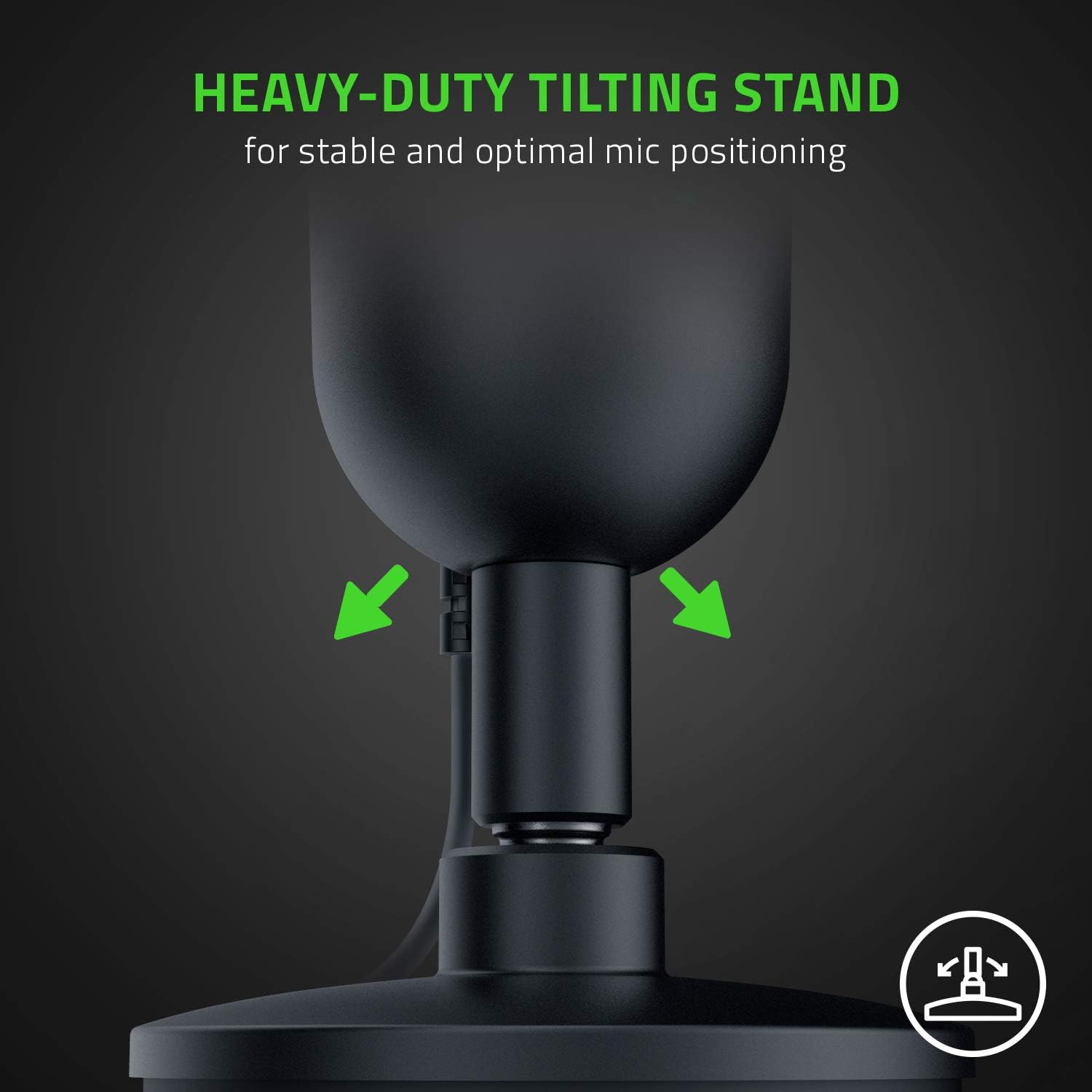 Razer Seiren Mini – Micrófono condensador USB para transmisión (compacto con patrón polar supercardioide, soporte inclinable, amortiguador