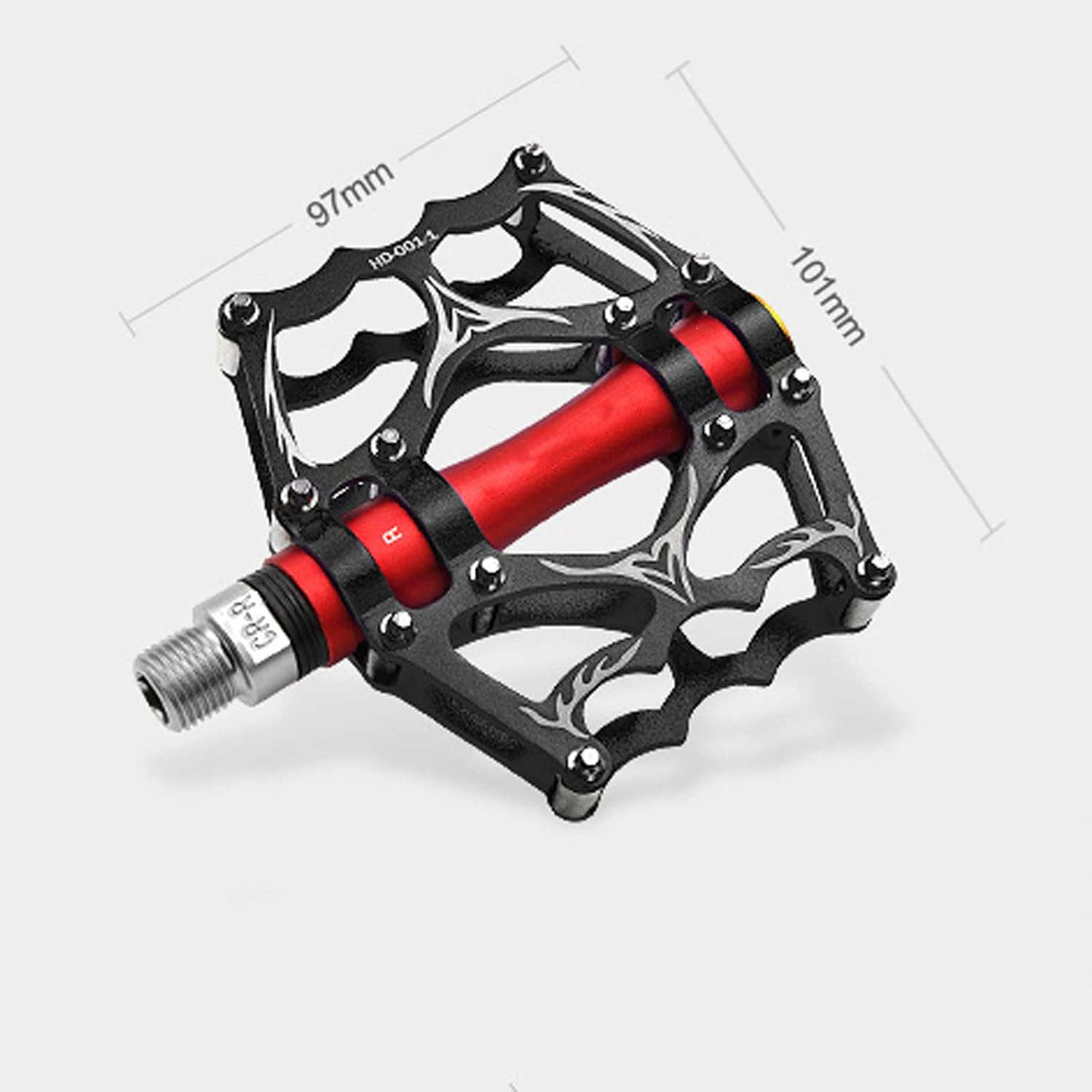 SHOUCAN Pedales de bicicleta 916 para MTB, pedal plano de bicicleta de carretera de montaña, pedal de plataforma de aleación de aluminio ligero