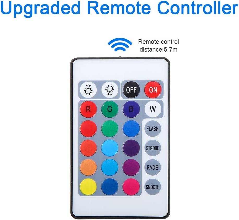 Luces de inundación LED RGB de 200 W, luz de seguridad LED que cambia de color al aire libre con control remoto IR, luces de arandela de pared