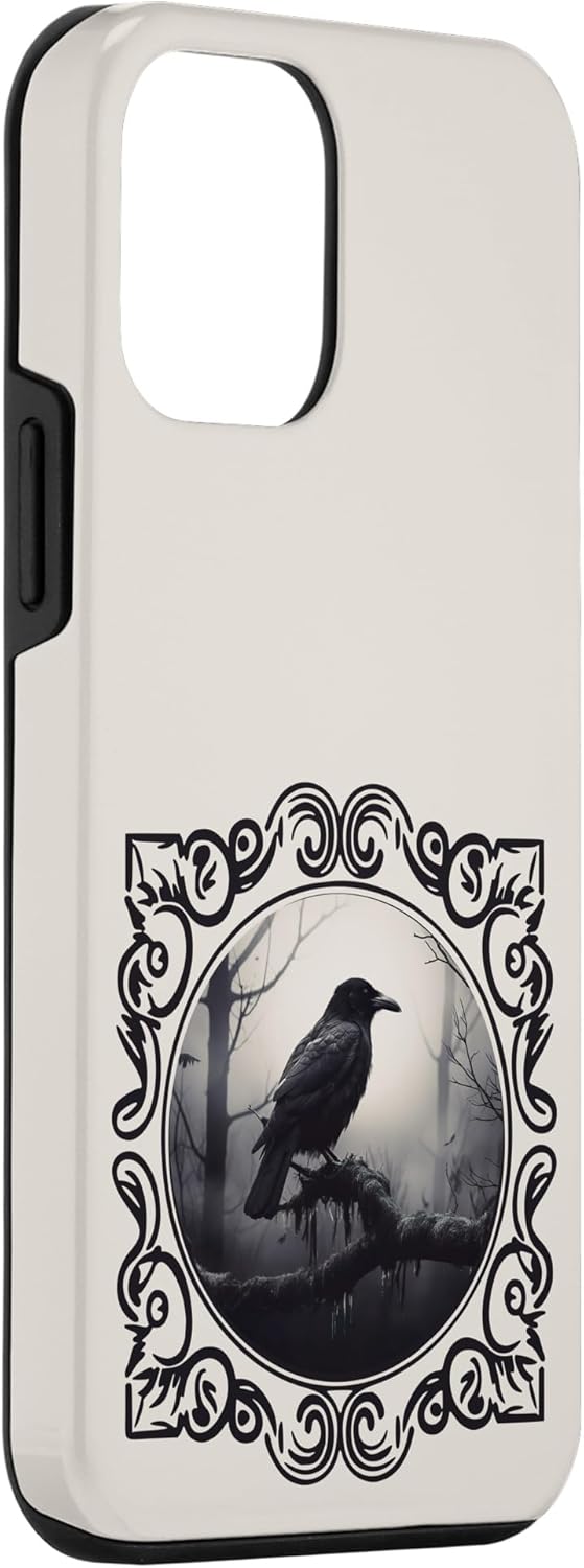 Funda para iPhone 12 mini Cuervo Eerie y Cuervo Negro