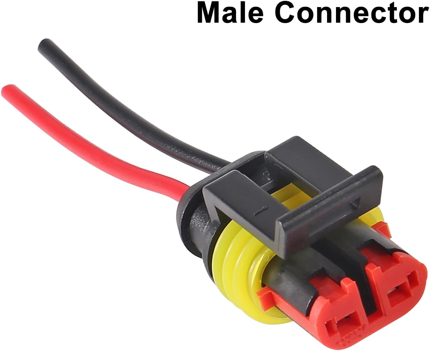 8 pares de conectores de 2 pines impermeables eléctricos de 2 pines, conectores de cable eléctrico automático, desconexión rápida, conectores de
