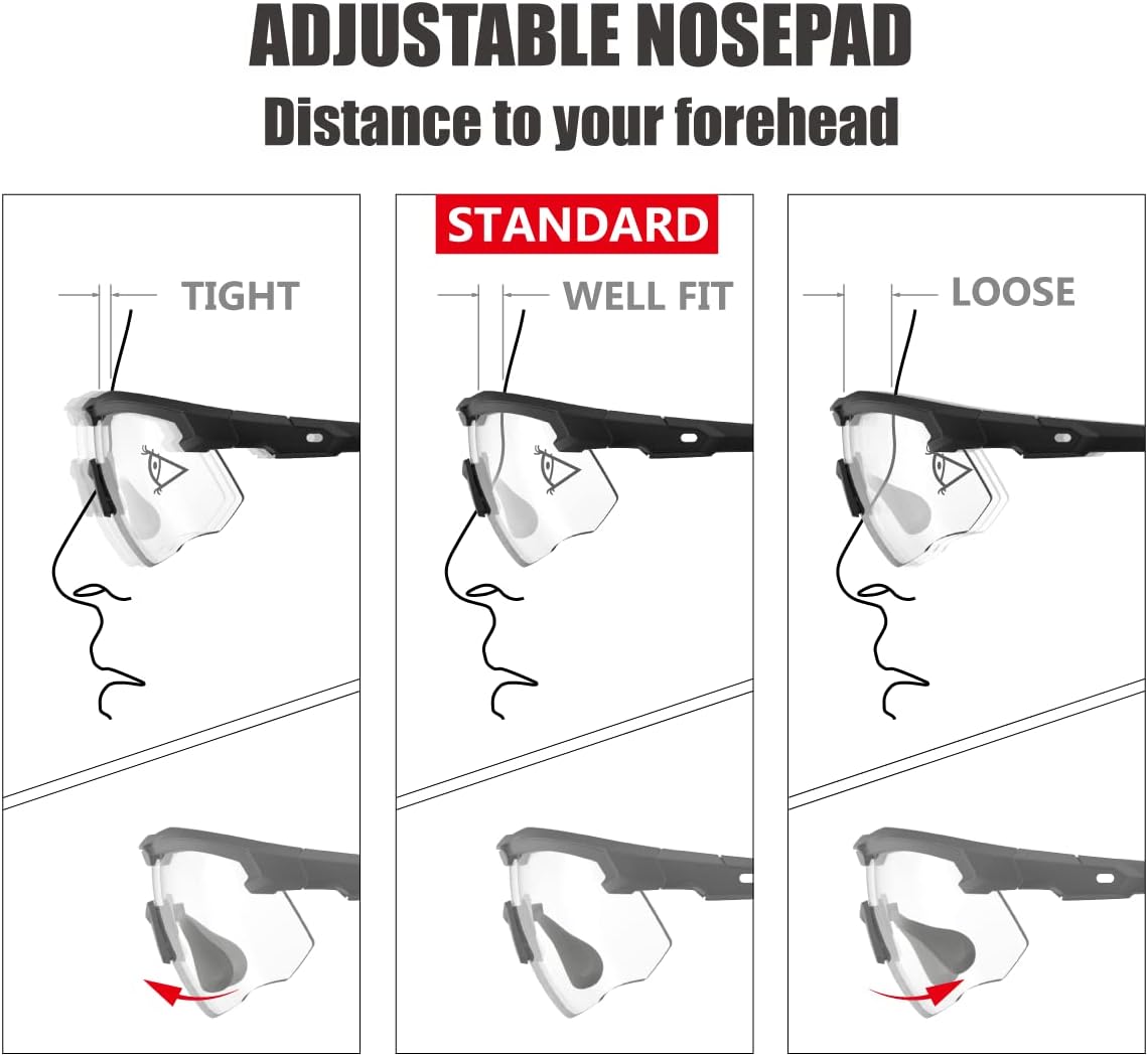 HUNTERSKY DESCUBRE TU MUNDO! HTS – Gafas de seguridad antivaho para hombre, rango de grado militar, caza, airsoft, equitación