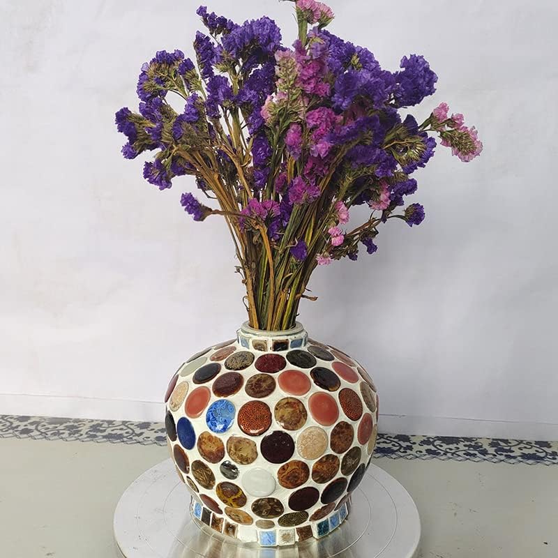 500g1.1lb Random Color Irregular Ceramics Mosaic Tiles,DIY Making Creative Ceramic Mosaic Tiles for DIY Craft Plates Flowerpots Vases Cups Mosaic