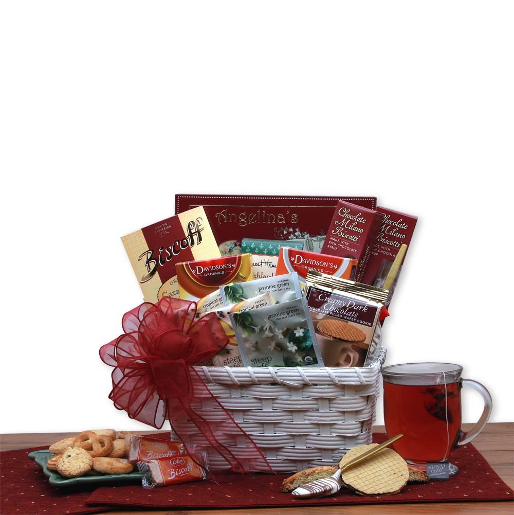 Cesta de regalo Comfort of Tea and Cookies