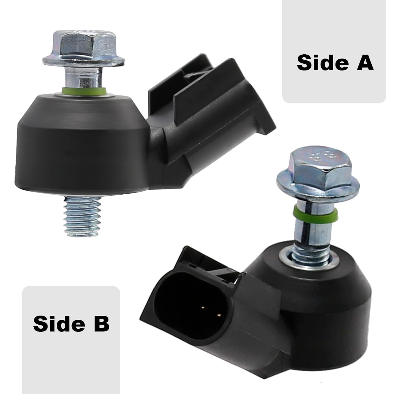 12570125 Sensor de detonación de golpe de encendido apto para Chevrolet Malibu Savana Sierra Silverado Suburban Tahoe Terrain Trailblazer Traverse