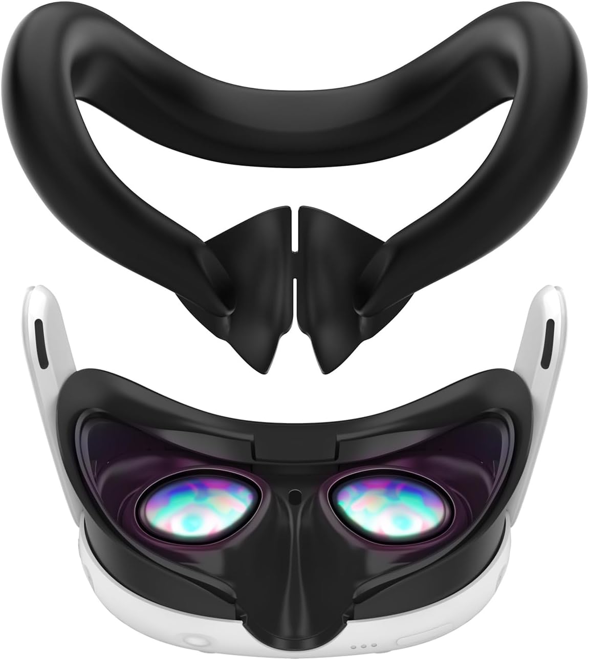 Silicone VR Face Cover for Quest 3 Original Headset, Face Pad Face Cushion Compatible with Meta Oculus Quest 3 Face Cover Skin Accessories