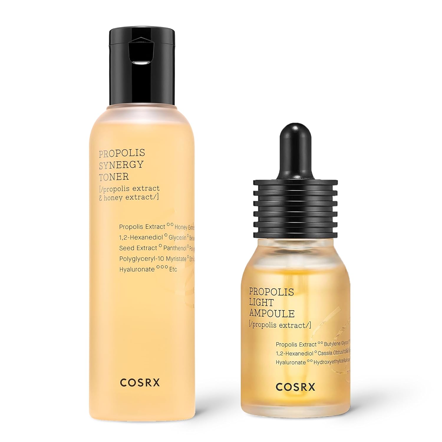 COSRX Honey Glow Ritual tóner de miel + suero duo, tóner coreano e hidratante para hidratación diaria, para todo tipo de piel, extracto de propóleo,