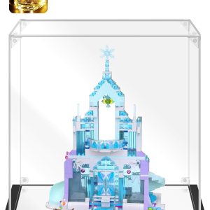 Instnovny Vitrina de acrílico para coleccionables, caja de exhibición de acrílico para Lego 43172, juguetes de construcción de castillos, estuche Instnovny Vitrina de acrílico para coleccionables, caja de exhibición de acrílico para Lego 43172, juguetes de construcción de castillos, estuche