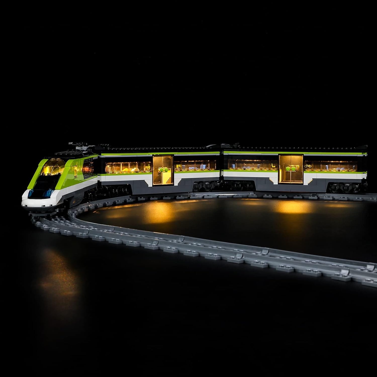 LIGHTAILING Kit de iluminación LED para Lego- 60337 Express Passenger-Train Modelo de bloques de construcción – Juego de luces LED compatible con el
