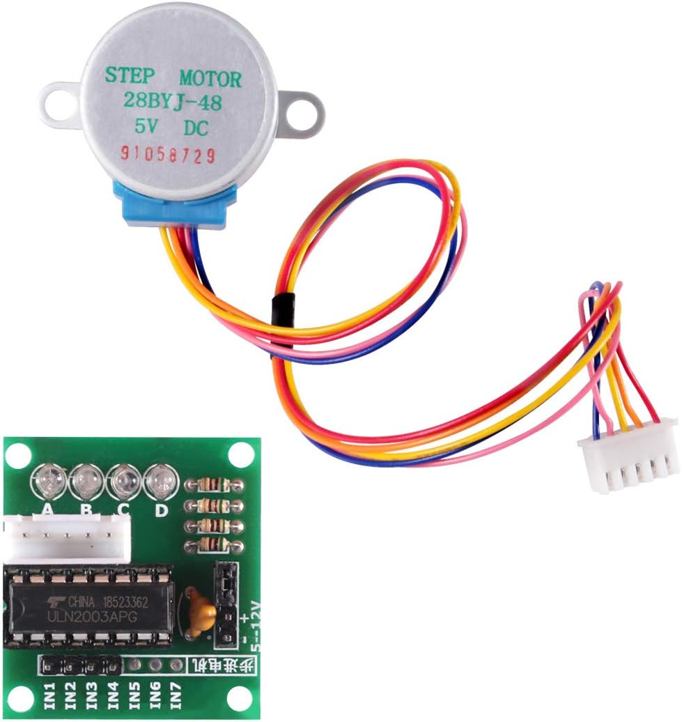 6 PCS 28BYJ-48 ULN2003 5V Stepper Motor + ULN2003 Driver Board