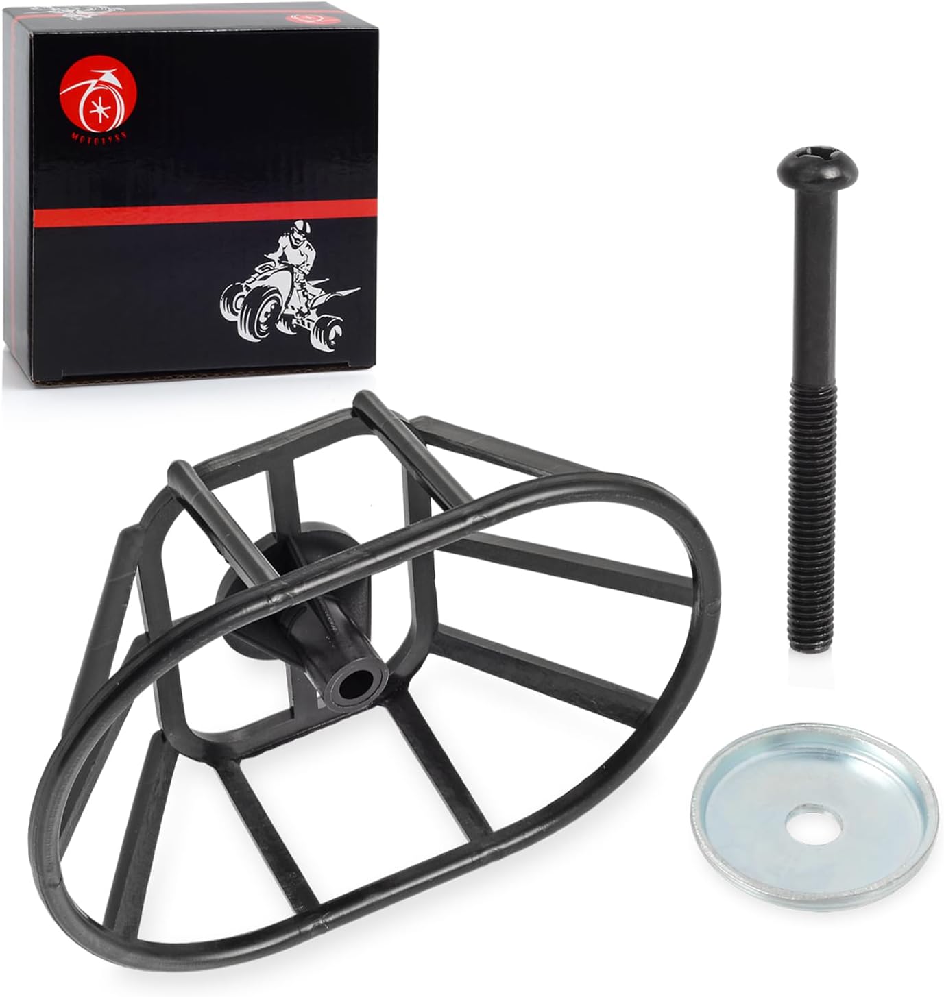 Soporte de jaula de filtro de aire cesta de admisión con kit de tornillos para Yamaha Blaster 200 Grizzly 125 Breeze 125 YFA1 Raptor 125 250