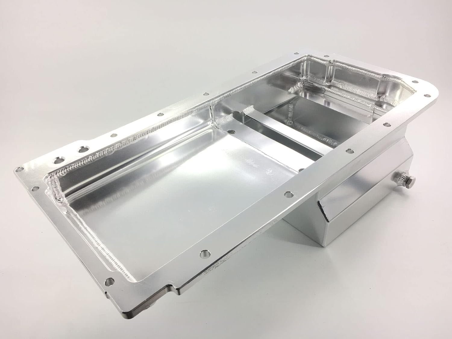 Cacerola de aceite de sumidero frontal de 7 cuartos de galón de aluminio fabricado de 6.0lb LS1 LS2 LS3 LS6