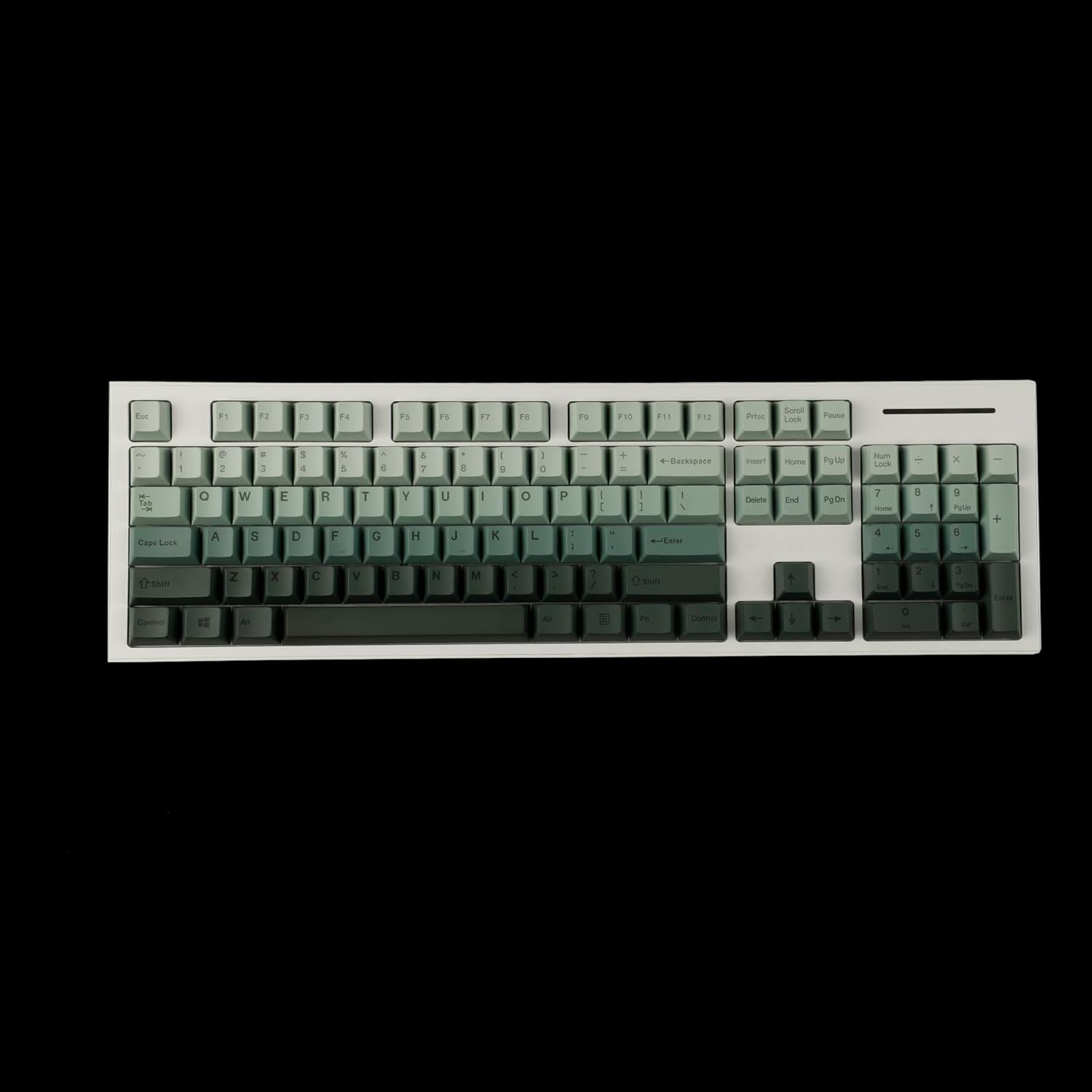 Teclas de gradiente PBT de 0.067 in de grosor, color cerezo, tinte Sub Mac, teclado para teclado ANSI ISO 104 TKL GK61 96 75 GMMK NCR80 Mx