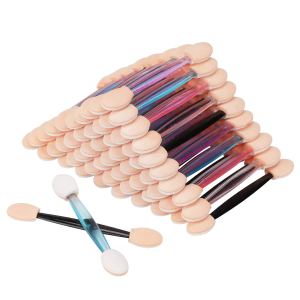 Akstore 30 brochas desechables de doble cara para sombra de ojos, aplicador de sombra de ojos, brochas de maquillaje (30 unidades mezcladas) Akstore 30 brochas desechables de doble cara para sombra de ojos, aplicador de sombra de ojos, brochas de maquillaje (30 unidades mezcladas)
