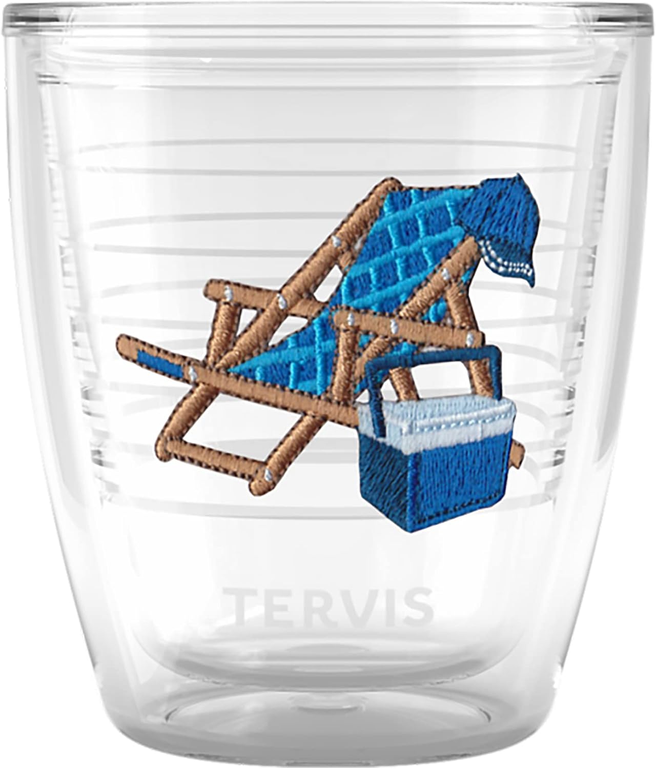 Tervis Barefoot Beach Collection Cool Blue – Vaso aislado (12 onzas)