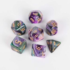DND – Juego de dados poliédricos, dados de juego de material acrílico, dados de poliedro, juegos de mesa, para Dungeon and Dragons D&D RPG juegos de DND – Juego de dados poliédricos, dados de juego de material acrílico, dados de poliedro, juegos de mesa, para Dungeon and Dragons D&D RPG juegos de