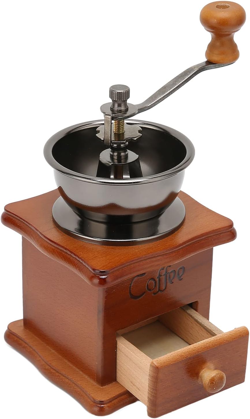 Molinillo de mano de café vintage, molinillo de café manual, molinillo de café manual de estilo vintage, molinillo de café de mano para el hogar,