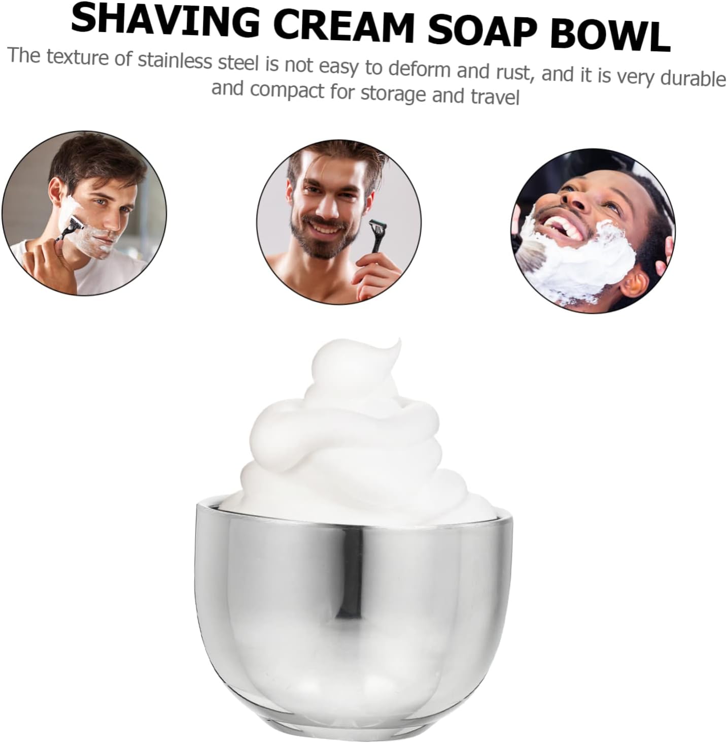 4 piezas de jabón de afeitar tazón de Afeitar para hombres rasuradora de barba para hombres rasuradora de barba para hombres