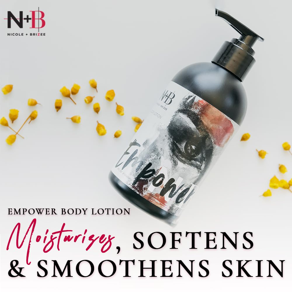 N+B Empower Loción  Antiadherente, hidratante, de absorción rápida, suaviza y suaviza, fabricada con extracto de Alma y vitamina C, para cara,