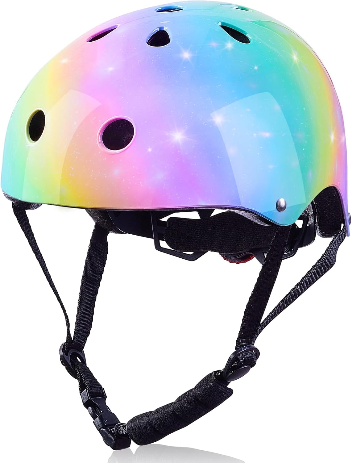 Kids Helmet Adjustable Toddler Helmet Durable Kids Bike Helmet for Girls Boys Colorful Bicycle Helmet for Cycling Skateboard Skating Scooter, 3-5-8