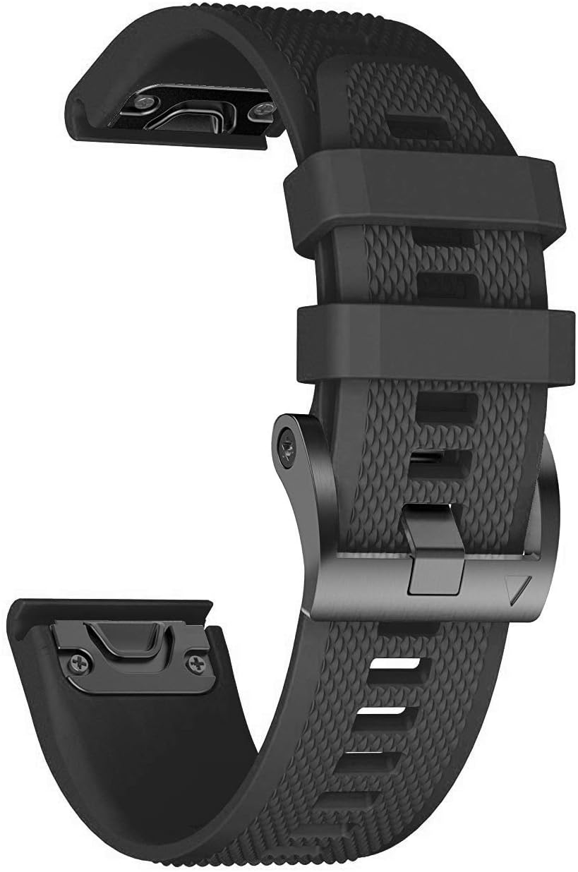 ANCOOL Correa de reloj para Fenix 5Fenix 6Garmin Fenix 7 Band 0.866 in bandas de silicona suave compatibles con Garmin S62 Watch BandFenix 5 PLUS