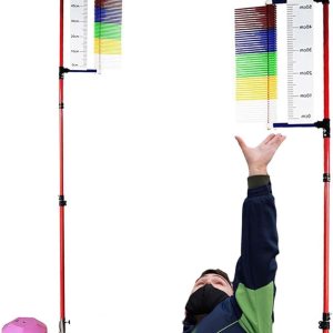 Challenger vertical,Probador de salto vertical,Probador de salto vertical ajustable de 4.3-11.8 ft,con base estable,Baloncesto Voleibol Spike Coach Challenger vertical,Probador de salto vertical,Probador de salto vertical ajustable de 4.3-11.8 ft,con base estable,Baloncesto Voleibol Spike Coach