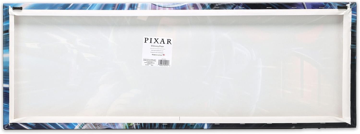 Open Road Brands Disney Pixar Lightyear and Zurg Gallery – Lienzo decorativo para pared, diseño de Buzz Lightyear grande para dormitorio infantil o