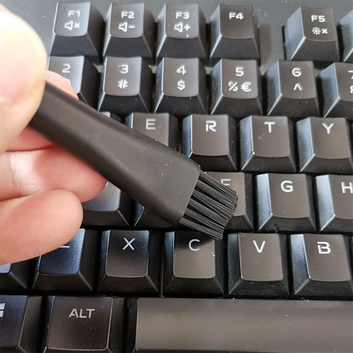 1 unids 6 en 1 cepillo antiestático portátil cepillo de limpieza antiestático adecuado para limpiar teclado, computadora, cámara, teléfono móvil