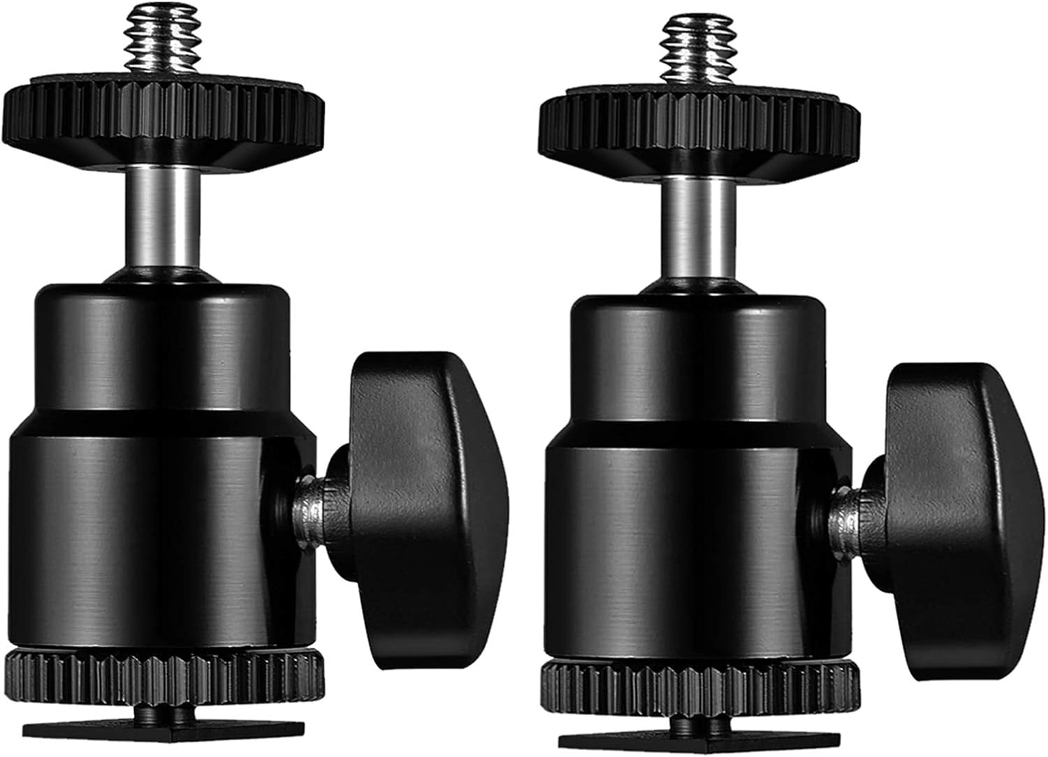 SLOW DOLPHIN Soporte de zapata caliente para cámara de 14 pulgadas con adaptador de tornillo de 14 pulgadas para cámaras, videocámaras, teléfono