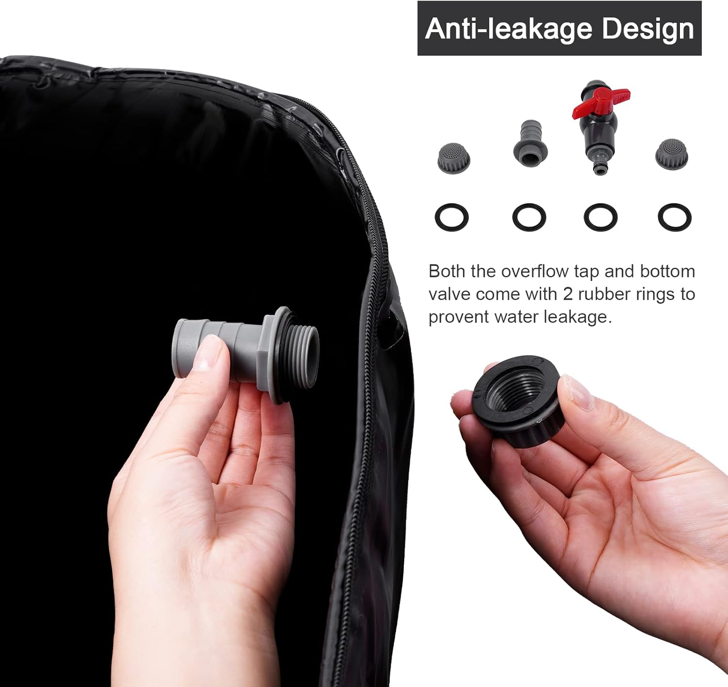 RIOBOW – Barril de recolección de agua de lluvia, sistema de recolección de agua de lluvia, barril de lluvia, barril de agua, tanques de