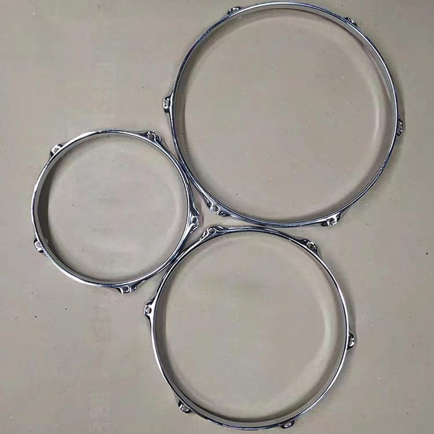 Borde de tambor de 5 agujeros, accesorio musical de aro de 5 agujeros, instrumento de percusión resistente, batería de tambor, aro de bombo para