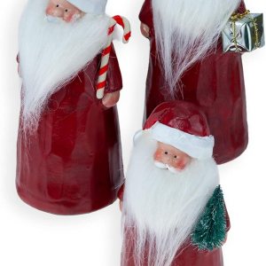 Hanna’s Handiworks – Estatua tradicional de resina tallada de Santa San Nicolás Figura decorativa de pie de Papá Noel vintage de casa de campo (1 Hanna’s Handiworks – Estatua tradicional de resina tallada de Santa San Nicolás Figura decorativa de pie de Papá Noel vintage de casa de campo (1
