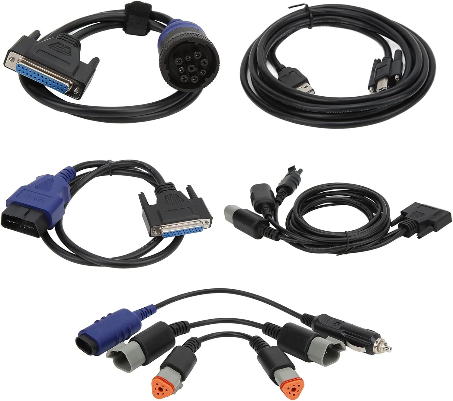 Herramienta de escaneo de diagnóstico resistente, para kit de adaptador de enlace de datos en línea 6 escáner OBD2 para Cummins Engine J1939 J1708