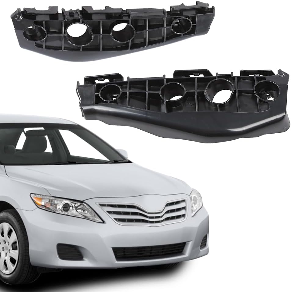 G-PLUS 1 par de soportes de parachoques delantero izquierdo y derecho compatibles con Toyota Corolla 2009-2010 TO1043110 TO1042110