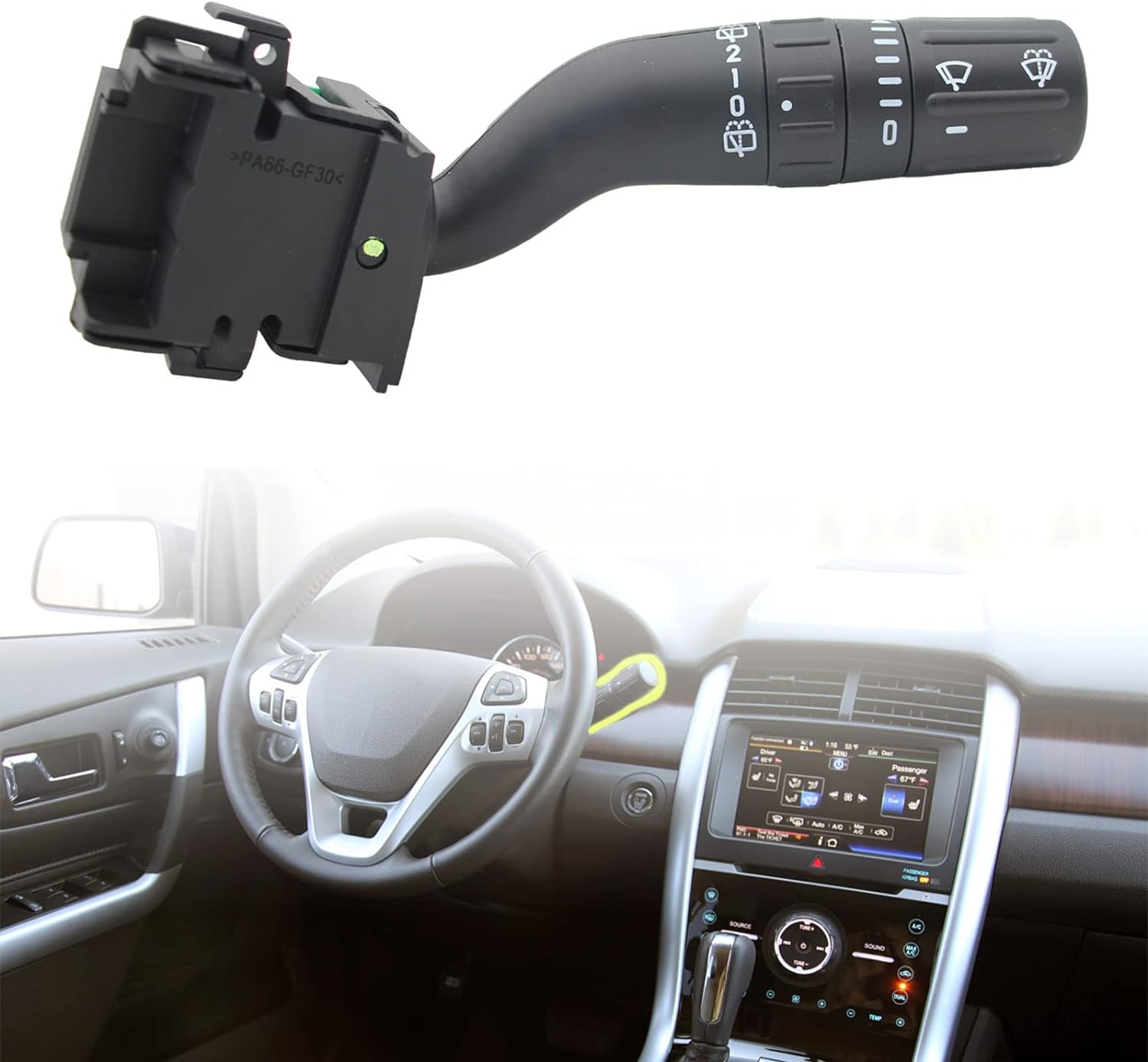 SW7688 Reemplazo del conjunto del interruptor del limpiaparabrisas para Ford Edge 2011-2015, Explorer 2011-2019, Ford Police Interceptor Utility