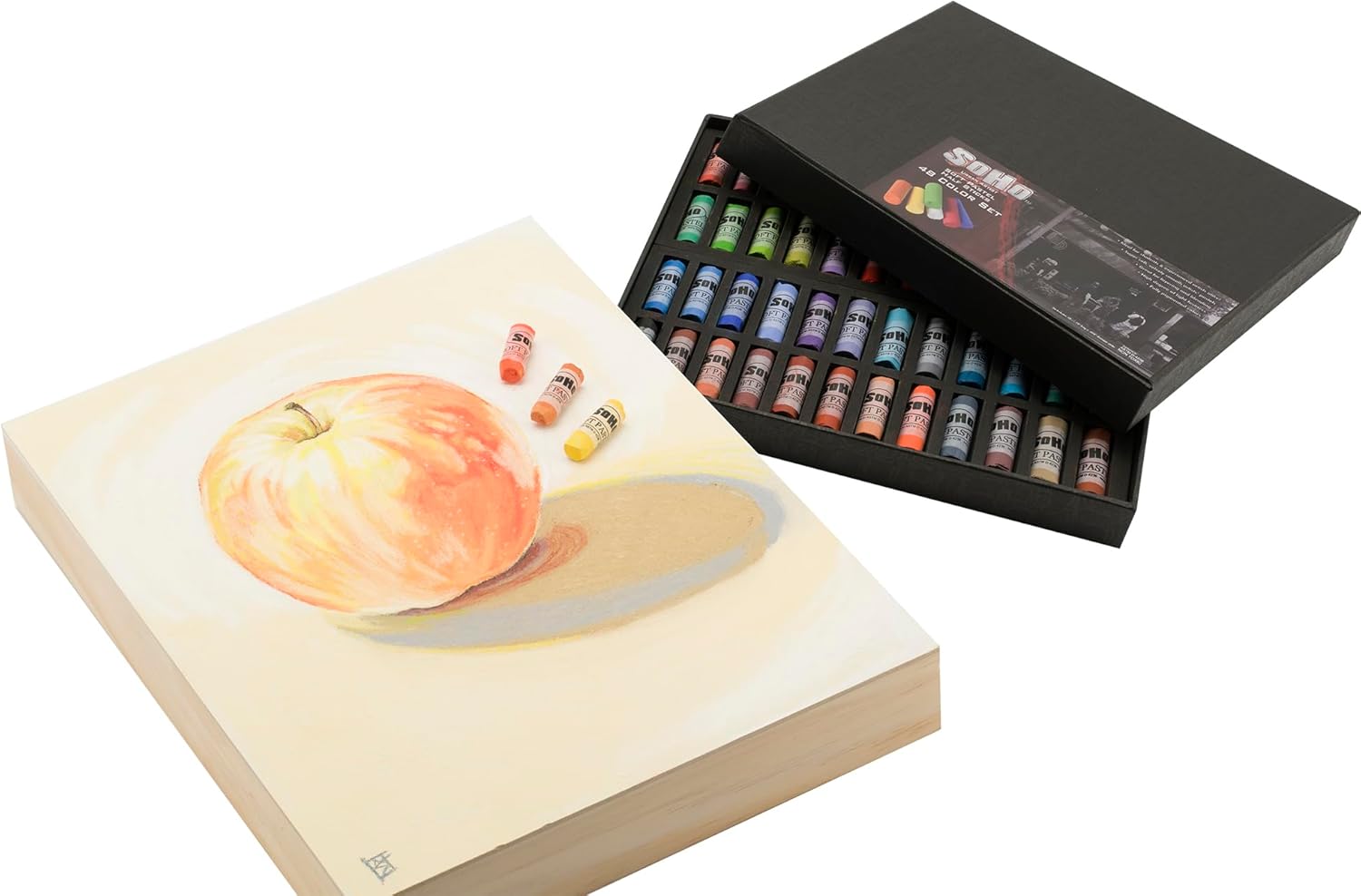 Da Vinci Pro Resist-Grip – Panel de gesso texturizado de 2 pulgadas (individual) 18 x 24 pulgadas, paquete de 4