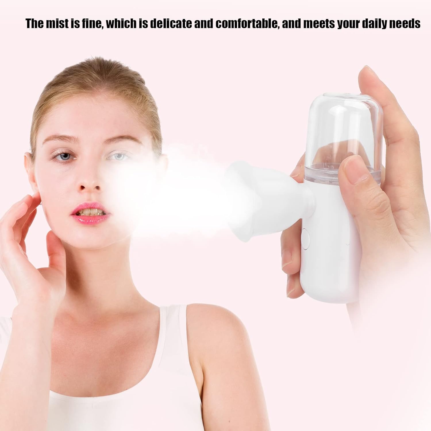 Nano pulverizador facial recargable nano pulverizador mini vapor maquillaje facial cuidado de la piel hidratante, rociador de ojos gafas de sol y