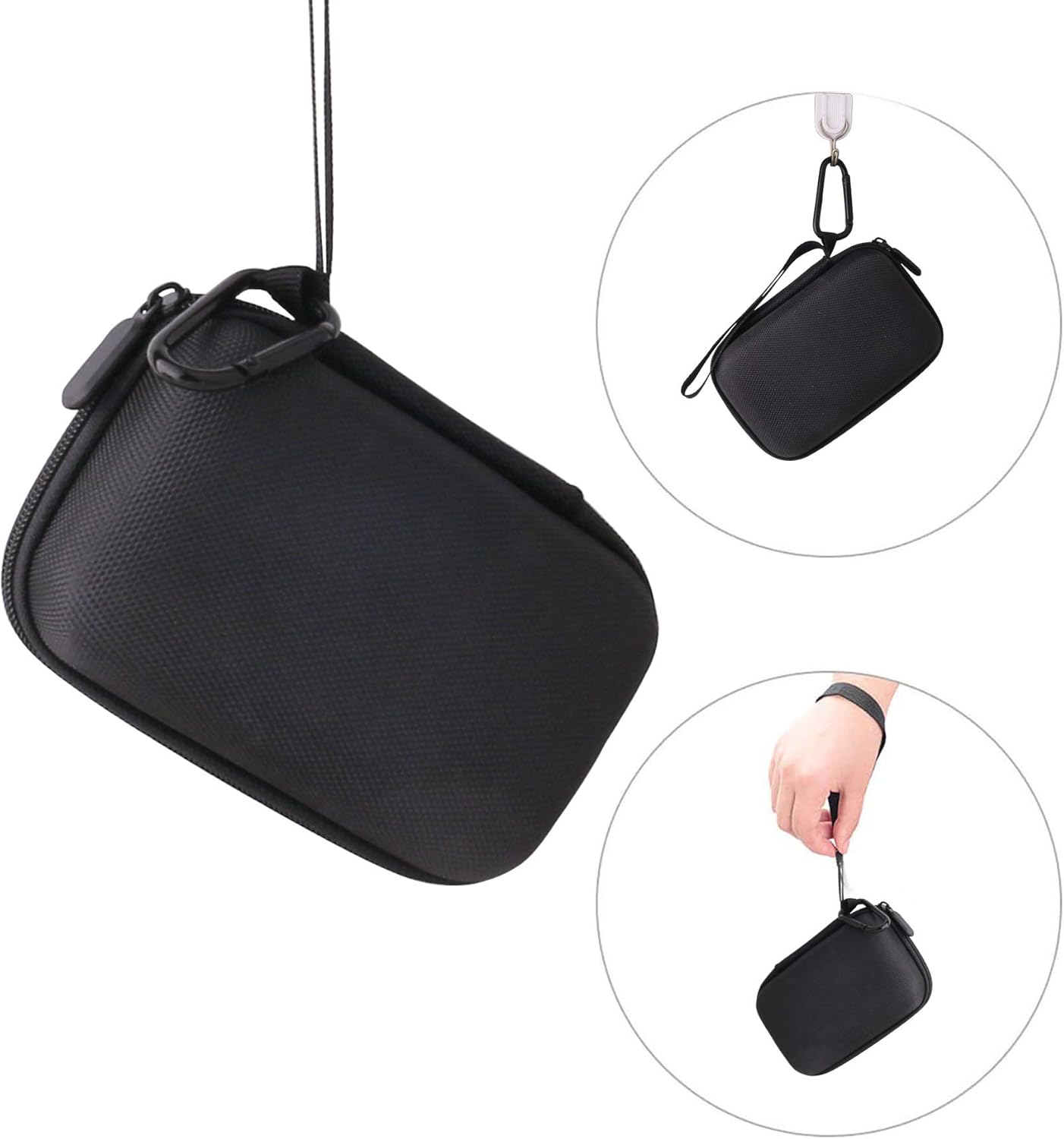 Estuche rígido de transporte compatible con MANSCAPED The Handyman Compact Face Shaver Case.
