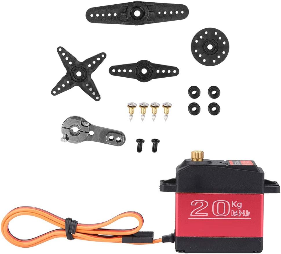Servo a prueba de agua RC, DSSERVO 44.1 lbs 55.1 lbs Metal Gear High Torque Servo digital impermeable para amantes de RC (44.1 lbs)