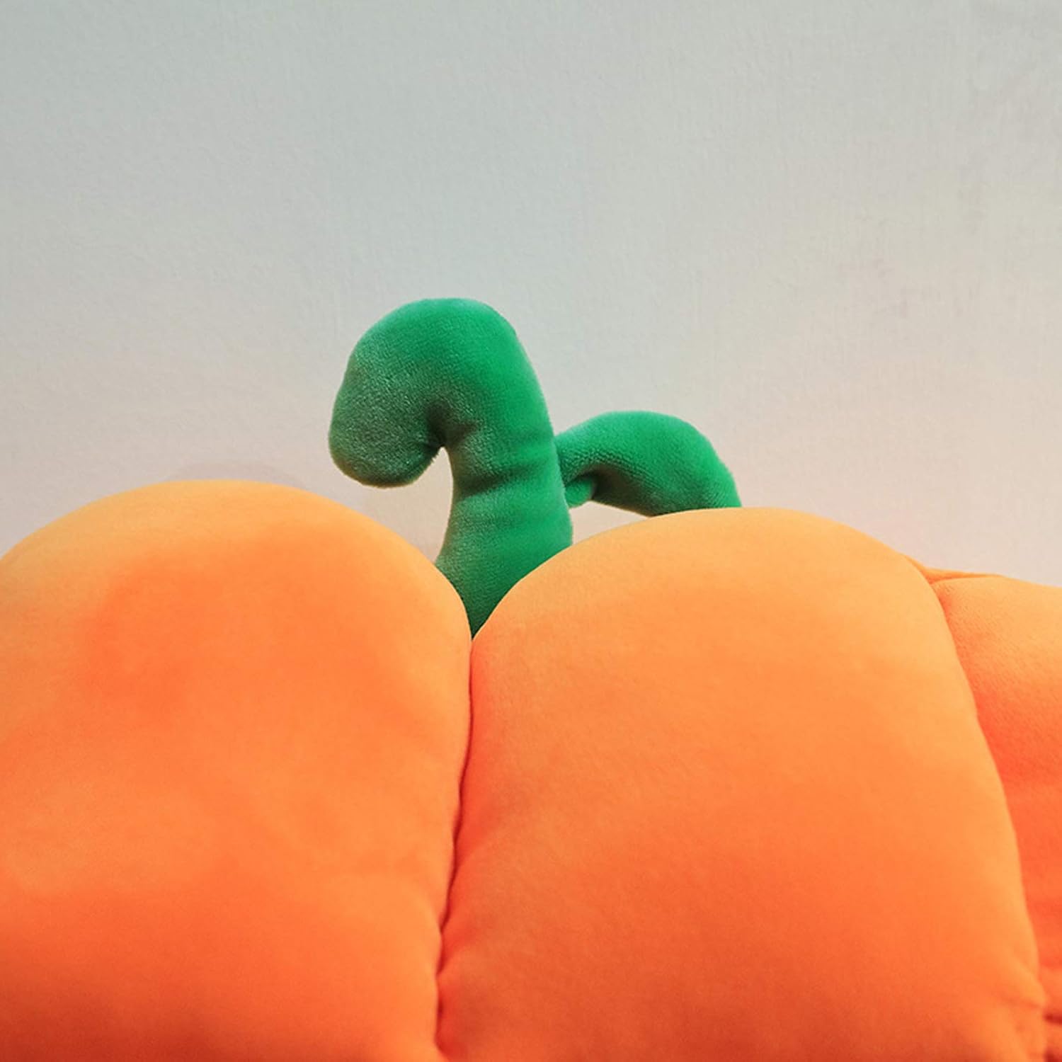 REFAHB Almohada decorativa de calabaza esponjosa y duradera para Halloween, almohada decorativa para sofá, almohada de felpa de calabaza suave,