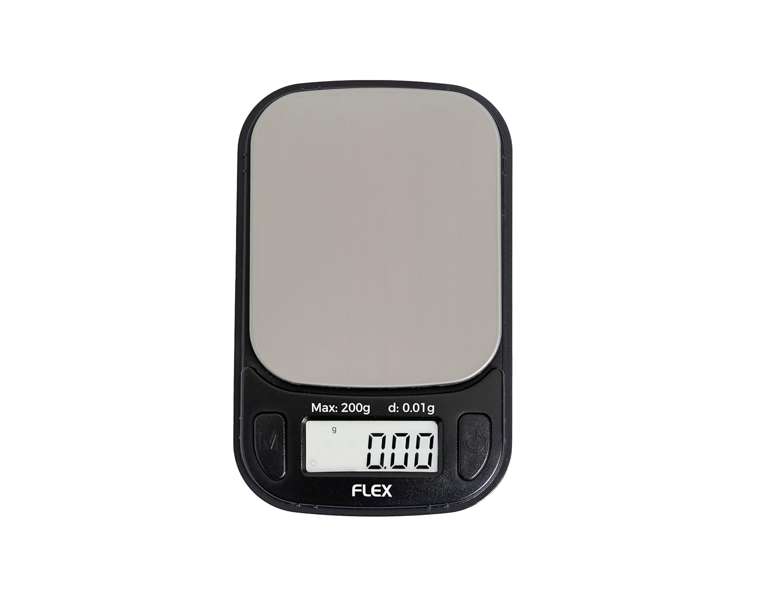 Flex – Mini báscula digital de 7.05 oz x 0.00 oz, báscula digital de cocina, báscula digital de viaje, báscula portátil de alimentos, báscula de