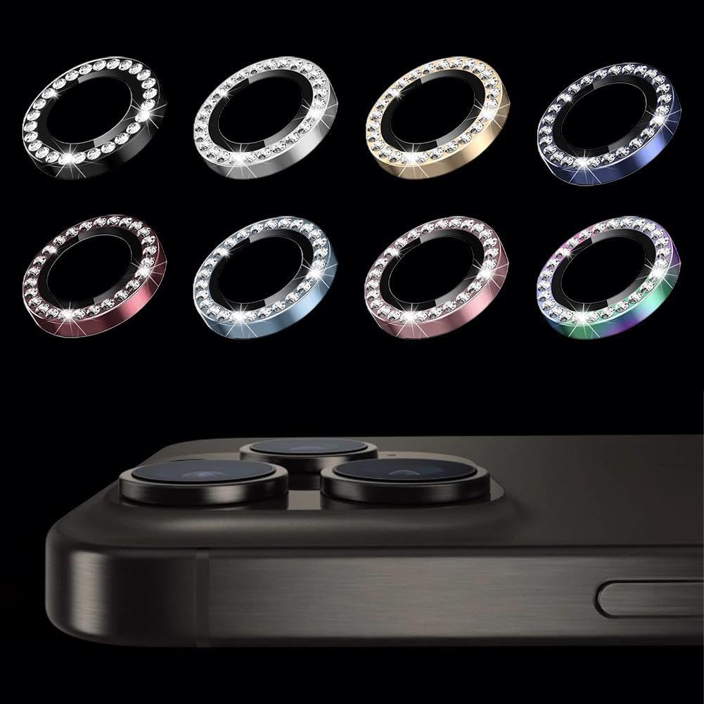 Protector de lente de cámara para iPhone 15 Pro15 Pro Max, protector de lente de protección contra impactos de alta dureza para 15 propro max,