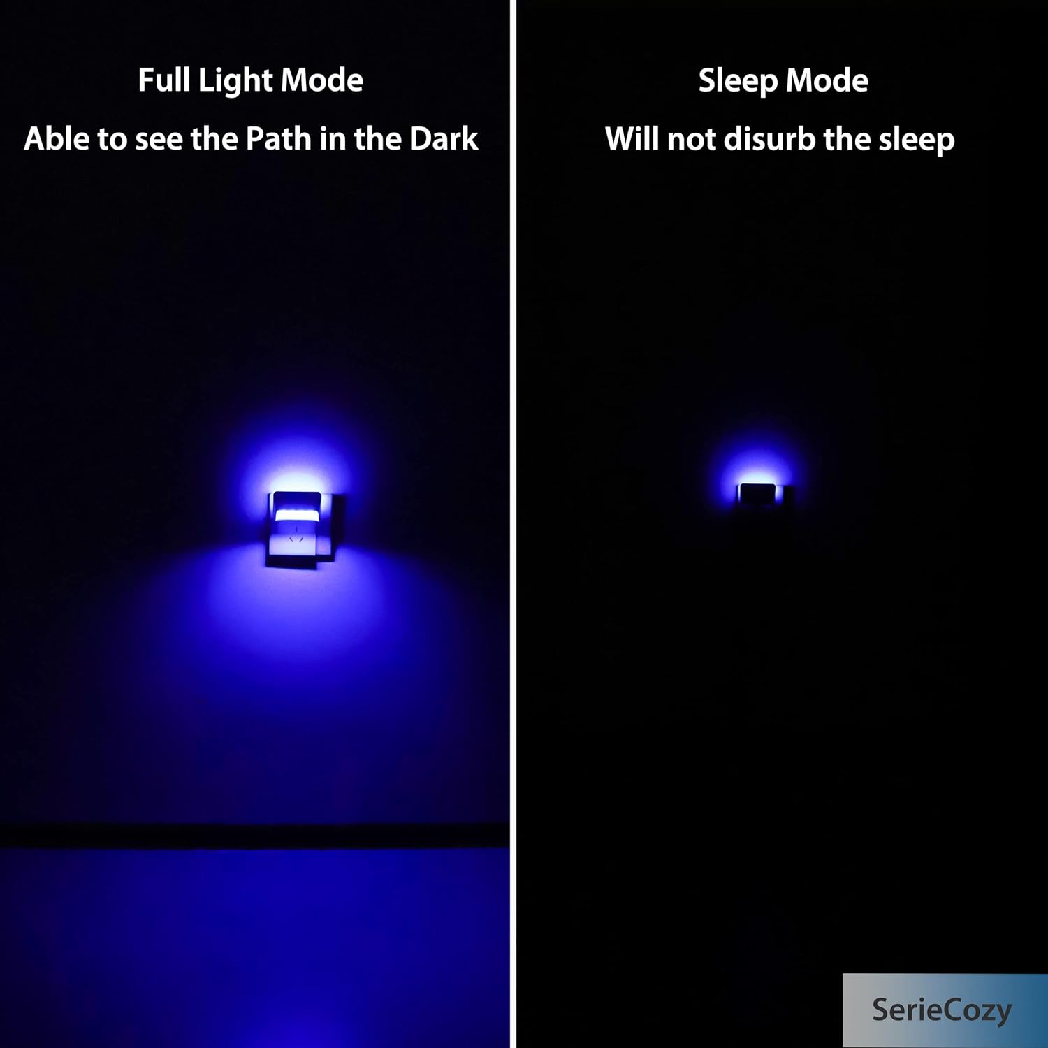 Luces nocturnas LED regulables enchufables, eficiencia energética, sensor de atardecer a amanecer, luz nocturna de sueño azul, luz de brillo