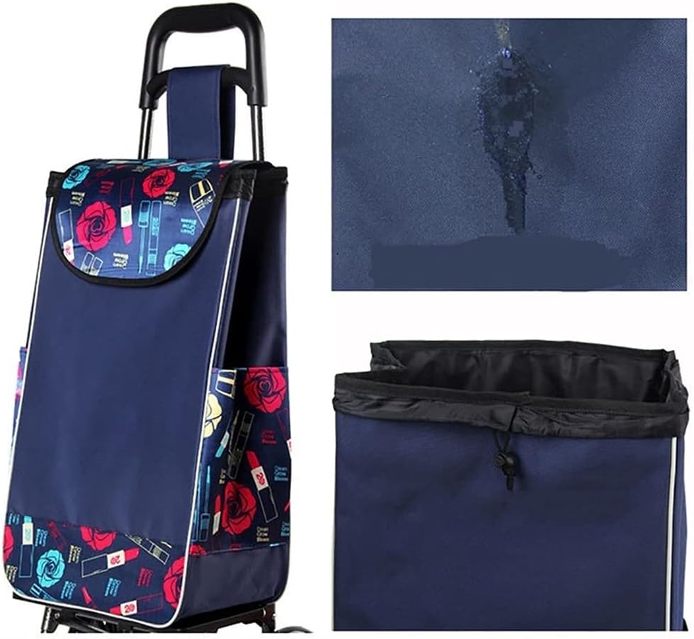 Bolsa de repuesto plegable para carrito de compras, portátil, impermeable, de tela Oxford, bolsa de repuesto reutilizable (color  C)
