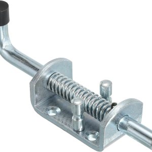 PATIKIL Pasador de pestillo con resorte de 6.5 pulgadas, cerrojo de seguridad de hierro para puerta de puerta cobertizo ventana PATIKIL Pasador de pestillo con resorte de 6.5 pulgadas, cerrojo de seguridad de hierro para puerta de puerta cobertizo ventana