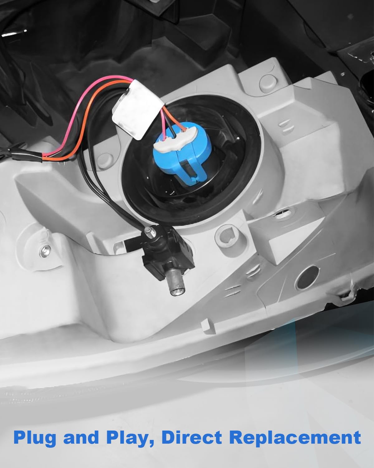 Arnés de cables de faros delanteros 645-205 para montaje de faros izquierdo o derecho con enchufe para Chevrolet Cobalt 2005-2008, apto para Pontiac